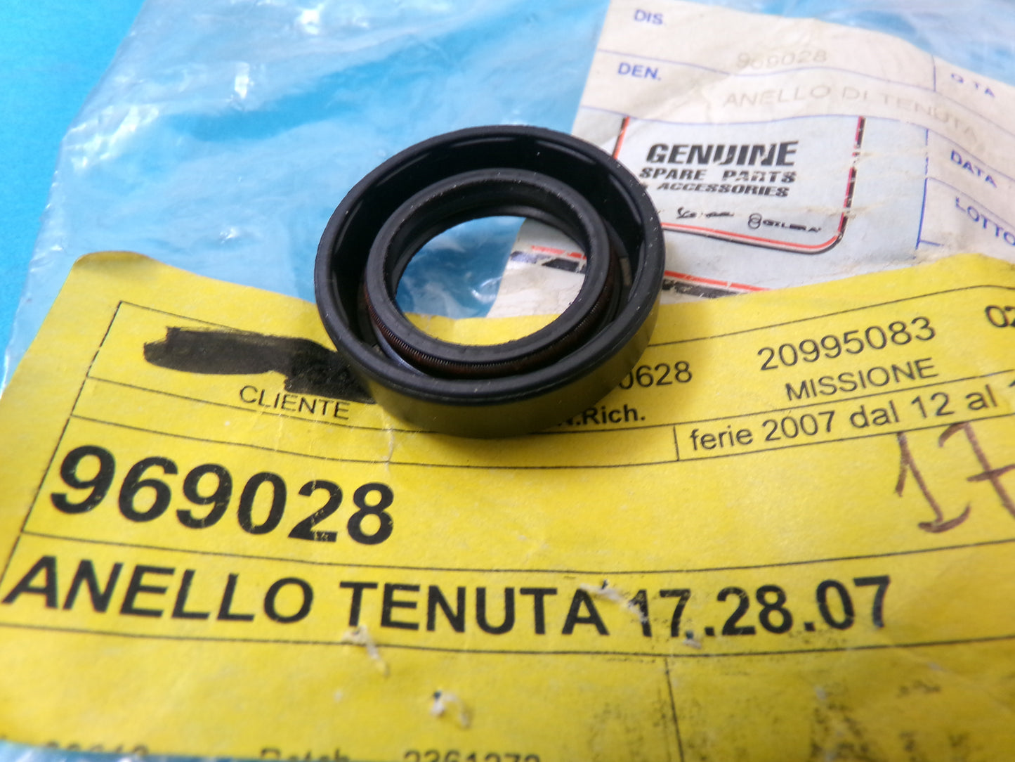 per piaggio scooter paraolio motore 17 28 7 baslrd cfw rotazione destra 969028
