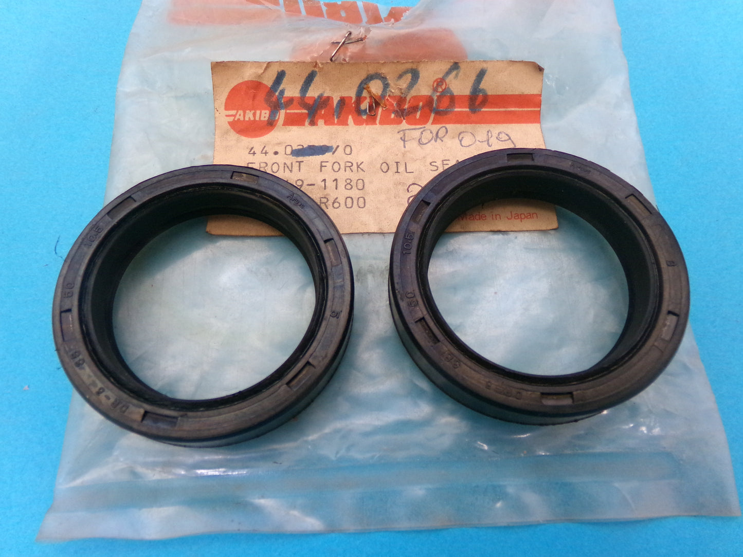 per moto kawasaki kl600 1984 1994 set paraoli forcella fork seal made in japan akibo 920491180