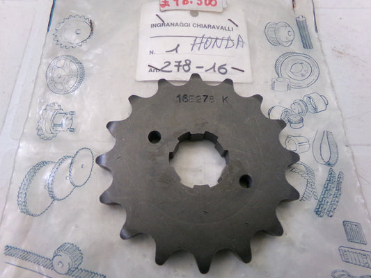 per moto honda cj 250 t bicilindrica pignone catena sprocket rear chain z 16 passo 530 e278k