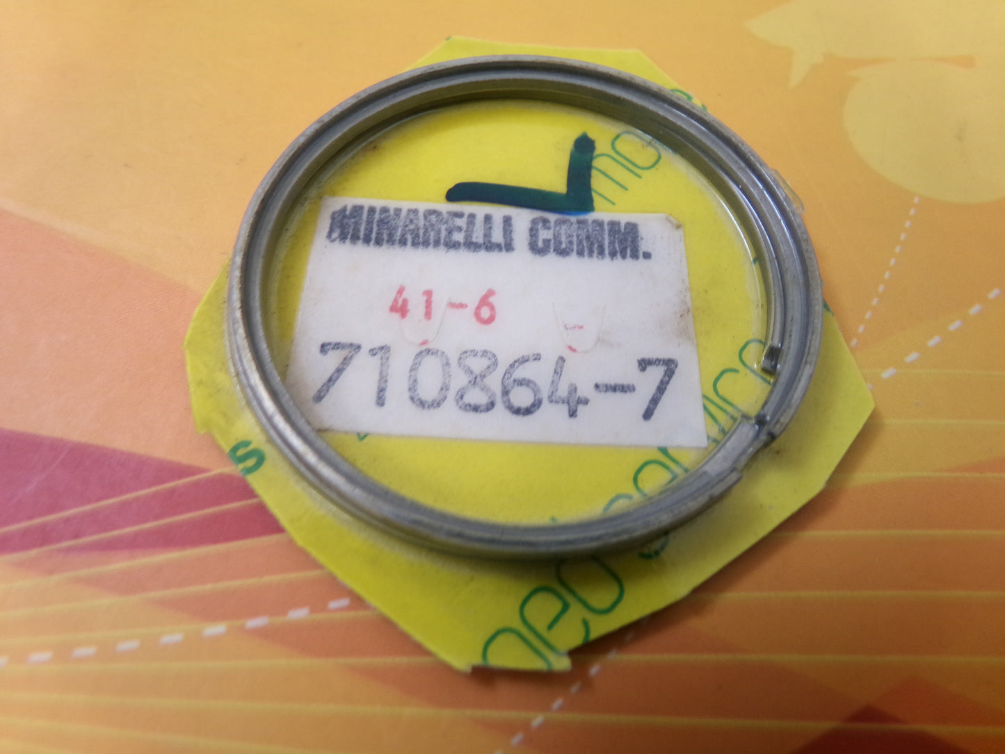 per franco morini  motore ciclomotore moped engine anello fascia pistone ring piston 41,6  l ac