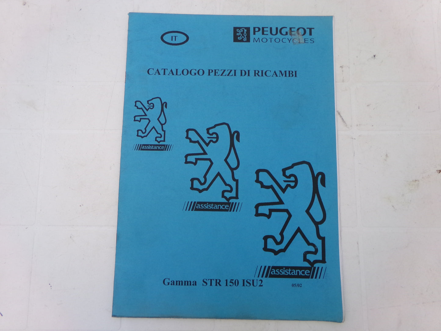 per scooter peugeot elystar 150 str 150 isu2 2002 catalogo parti ricambioi italiano