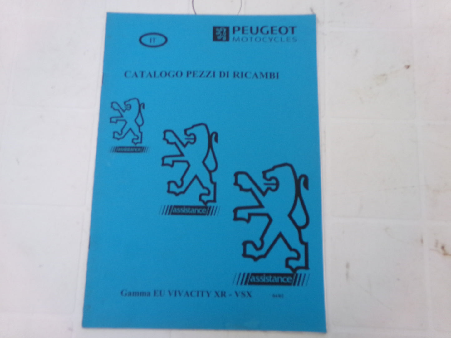 per scooter peugeot eu vivacity xr vsx 2002 catalogo parti ricambioi italiano