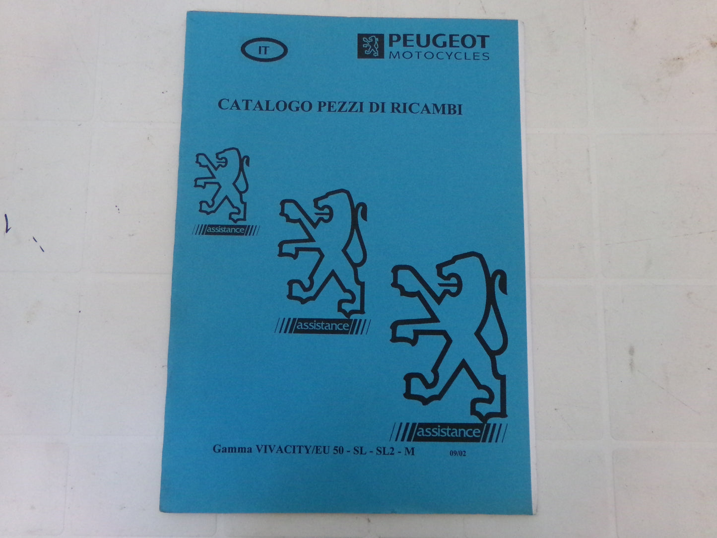 per scooter peugeot vivacity 50 eu sl sl2 m 2002  catalogo parti ricambi italiano