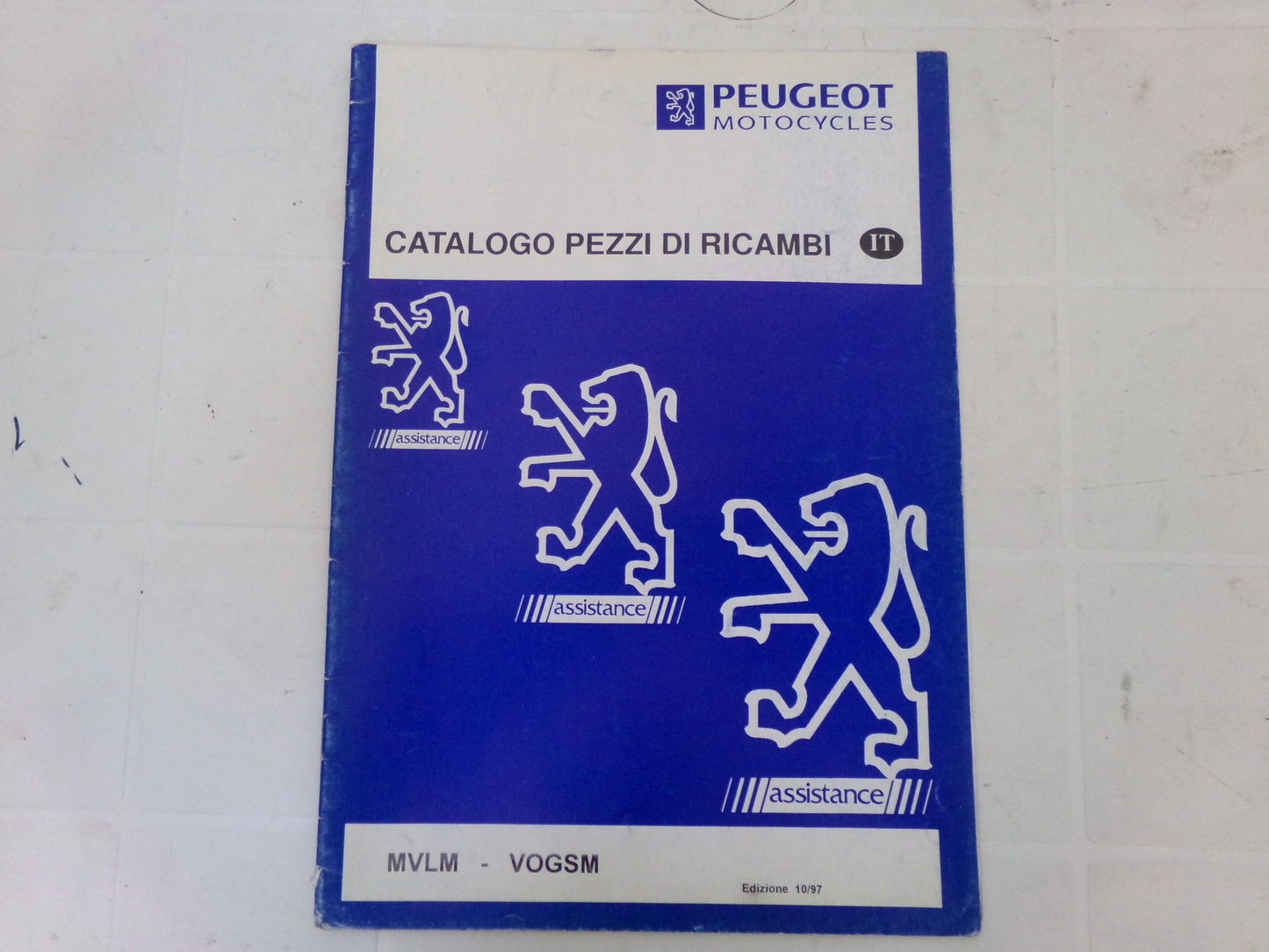 per moped mofa peugeot 103 mvlm vogsm 1997 catalogo parti ricambi italiano