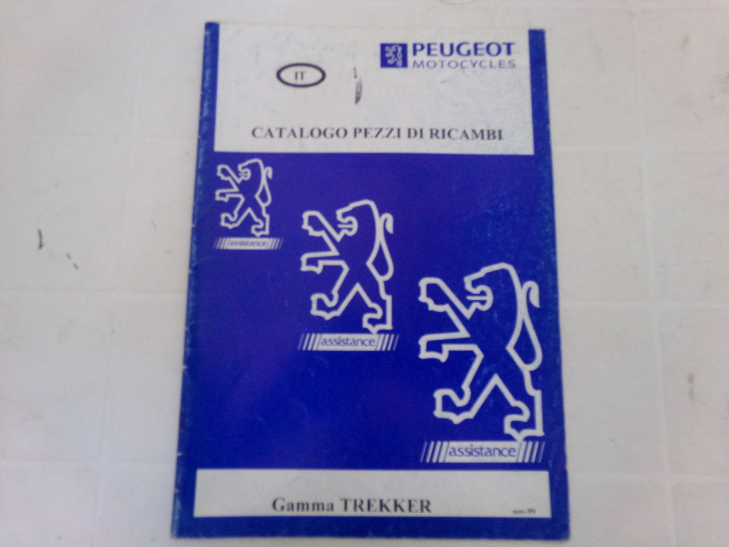 per scooter peugeot trekker 1999 catalogo parti ricambi italiano