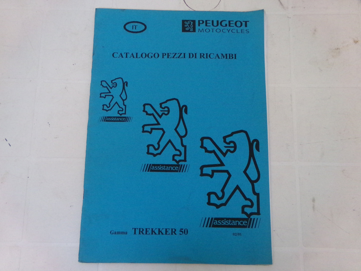per scooter peugeot trekker 50 02 2001  catalogo parti ricambi italiano