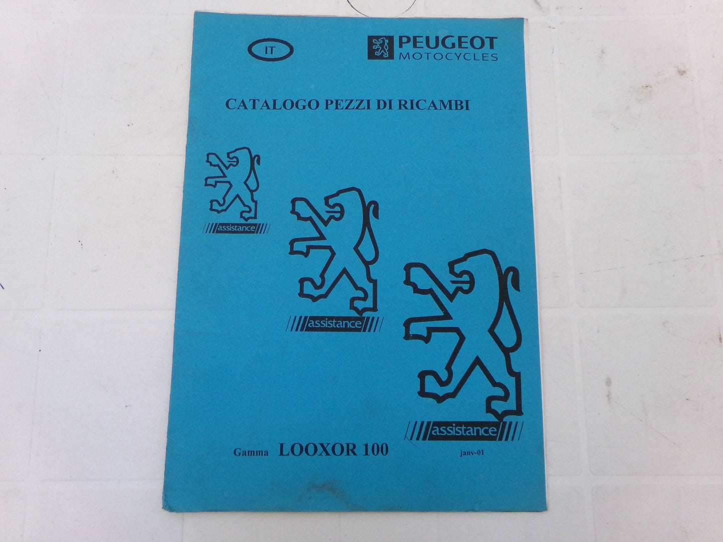 per scooter peugeot looxor 100 janv 2001  catalogo parti ricambi italiano