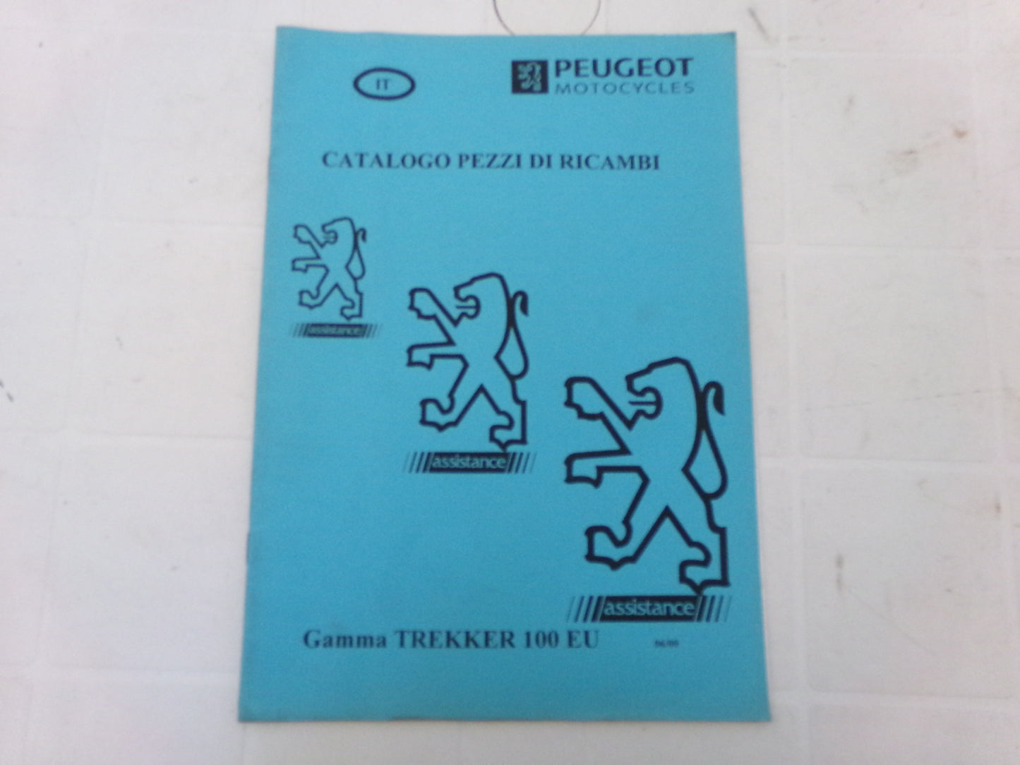 per scooter peugeot trekker 100 eu 06 2000 catalogo parti ricambi italiano