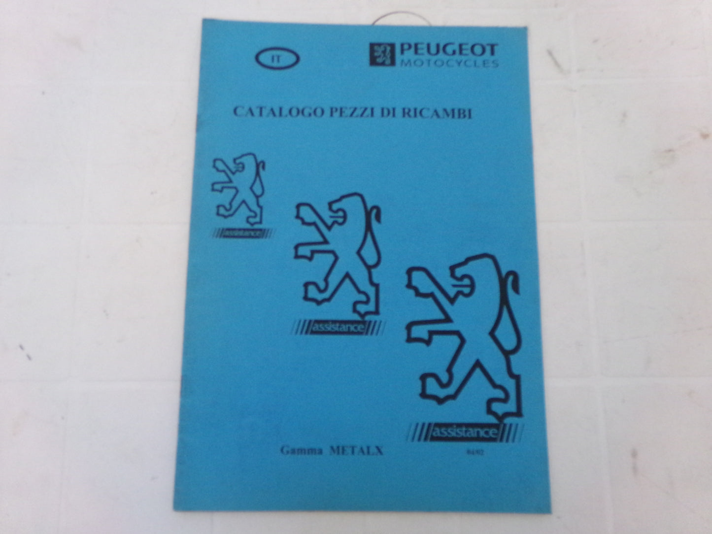 per scooter peugeot metalx 04 2002 catalogo parti ricambi italiano