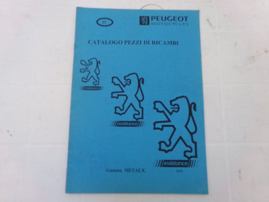 per scooter peugeot metalx 04 2002 catalogo parti ricambi italiano