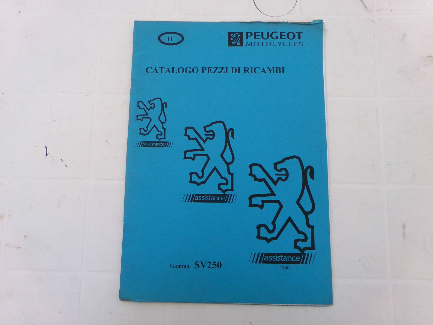 per scooter peugeot sv 250 02 2001  catalogo parti ricambi italiano