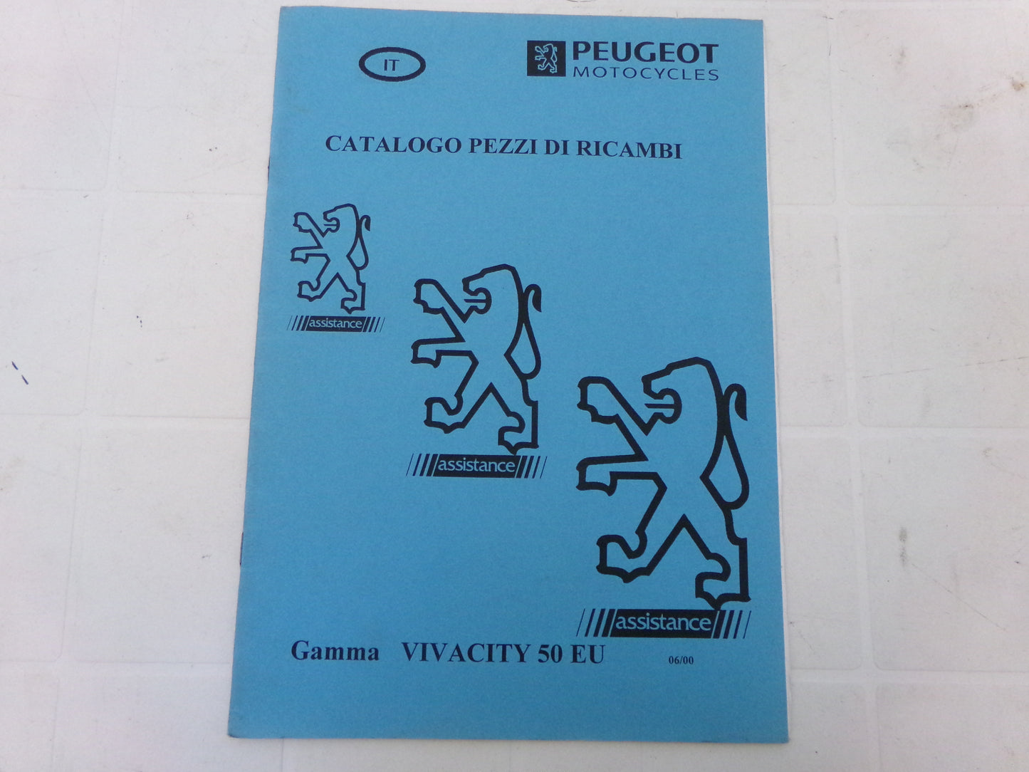 per scooter peugeot vivacity 50 eu 06 2000 catalogo parti ricambi italiano