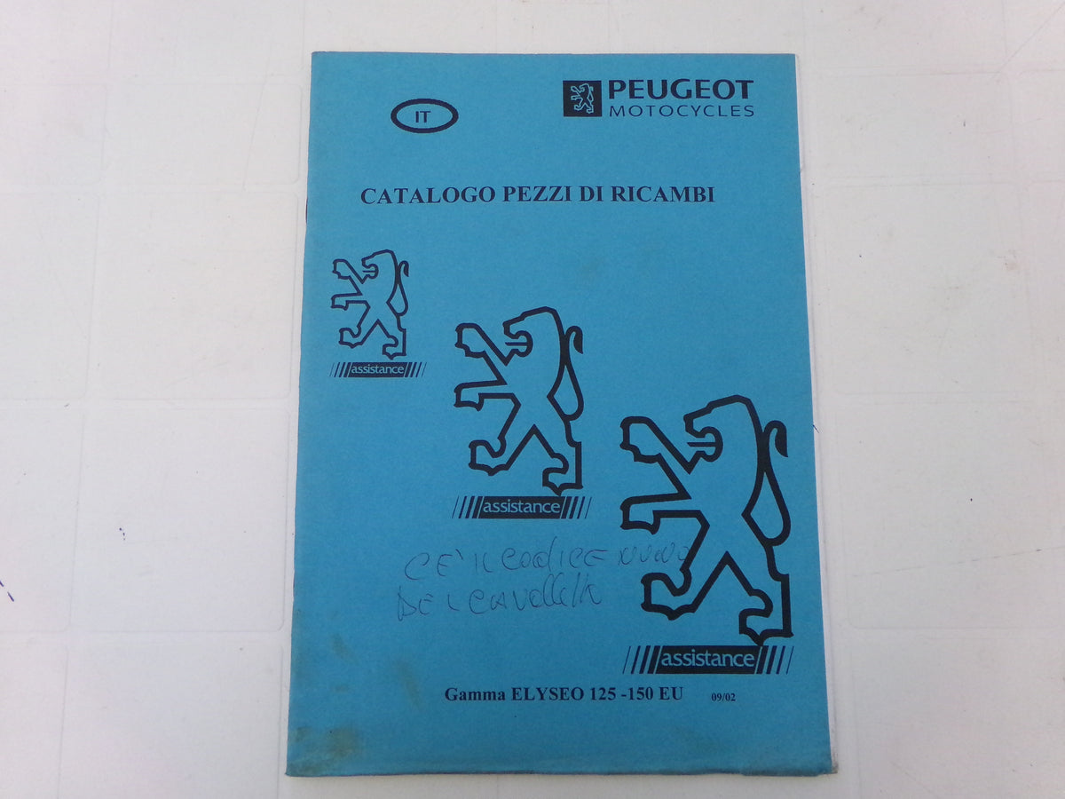 per scooter peugeot elyseo 125 150 eu 09 2002 catalogo parti ricambi italiano