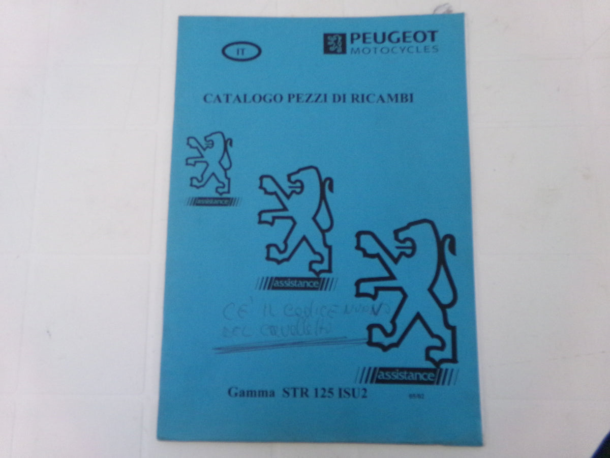 per scooter peugeot str 125 isu2 05 2002 catalogo parti ricambi italiano