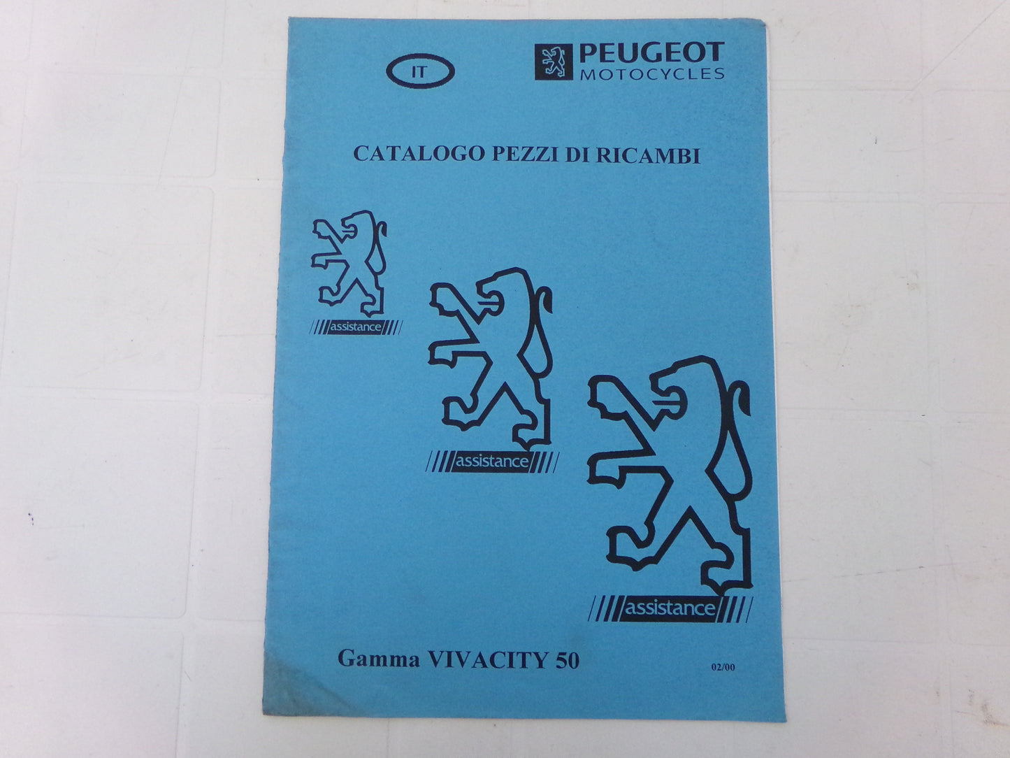 per scooter peugeot vivacity 50 02 2000 catalogo parti ricambi italiano