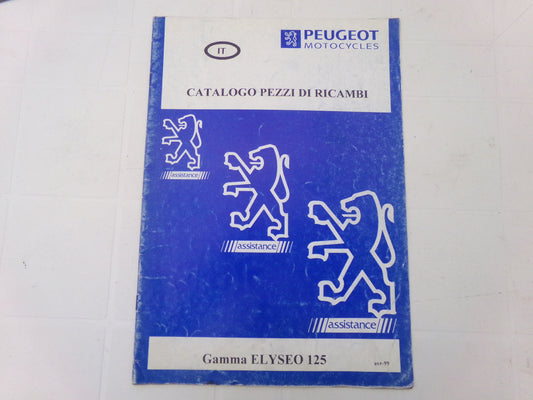 per scooter peugeot elyseo 125 avr 1999 catalogo parti ricambi italiano