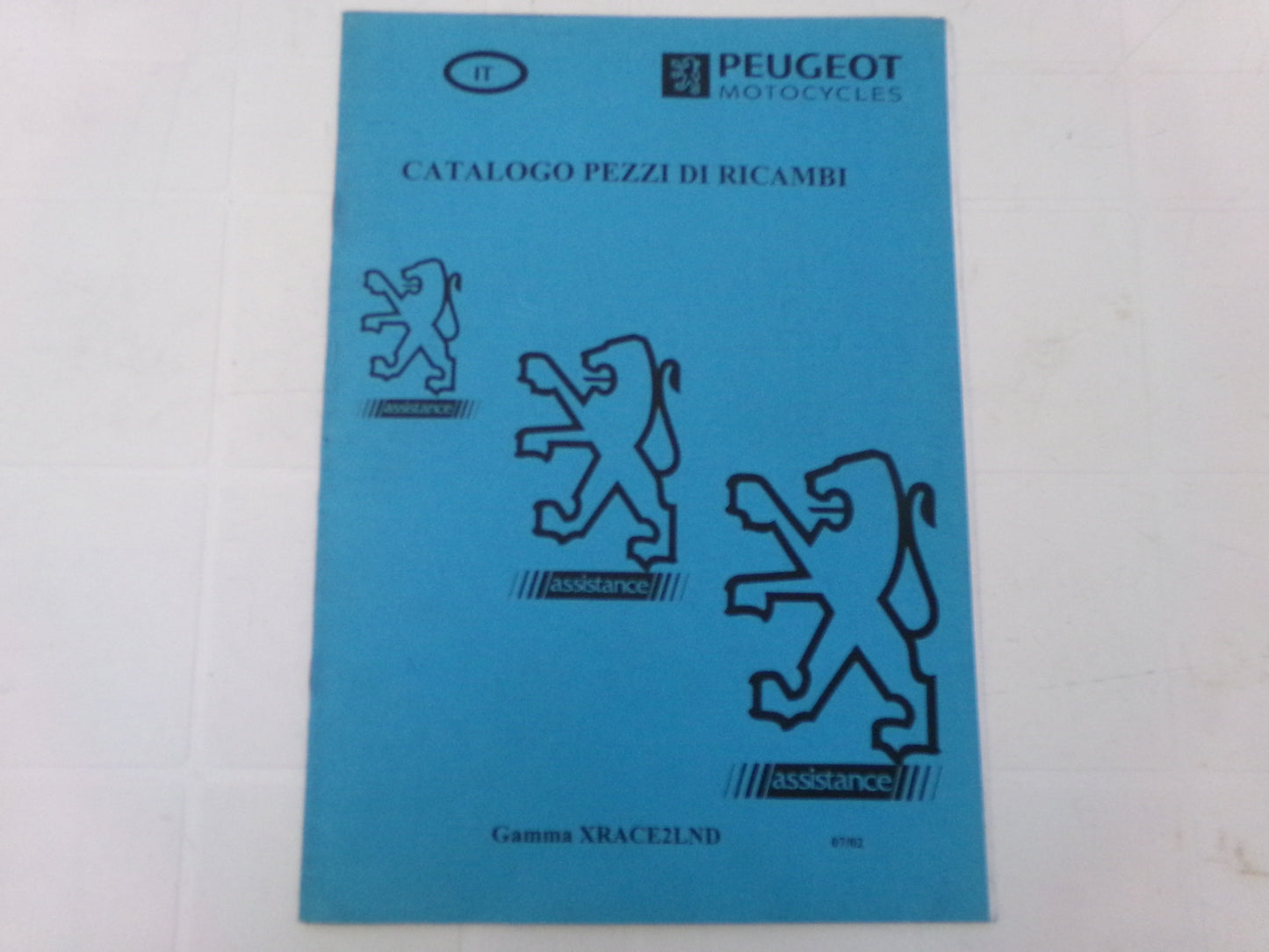 per scooter peugeot xrace 2lnd 07 2002 catalogo parti ricambi italiano