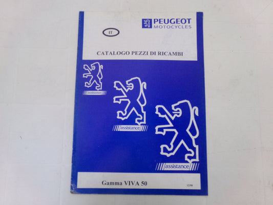 per scooter peugeot viva 50 12 1998  catalogo parti ricambi italiano