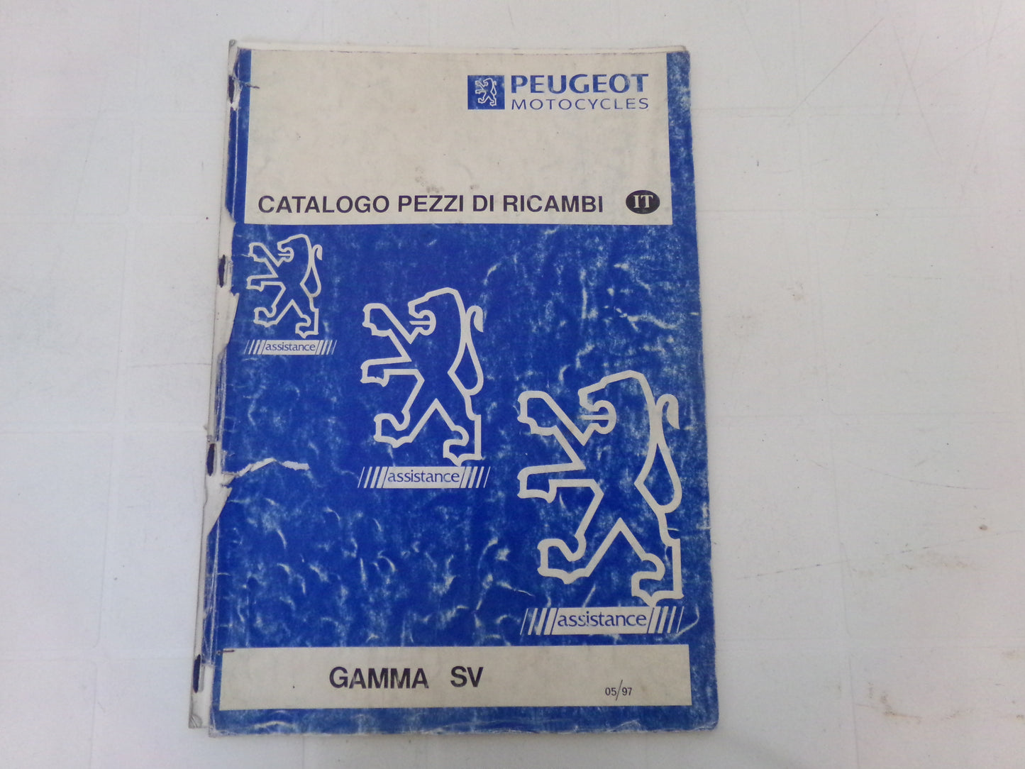 per scooter peugeot sv 50 sv 80 sv 125 05 1997 catalogo parti ricambi italiano
