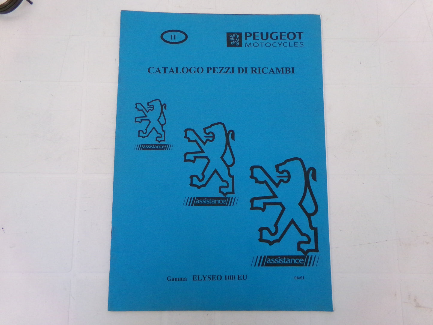 per scooter peugeot elyseo 100 eu 06 2001  catalogo parti ricambi italiano