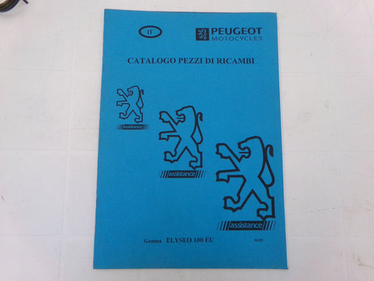 per scooter peugeot elyseo 100 eu 06 2001  catalogo parti ricambi italiano
