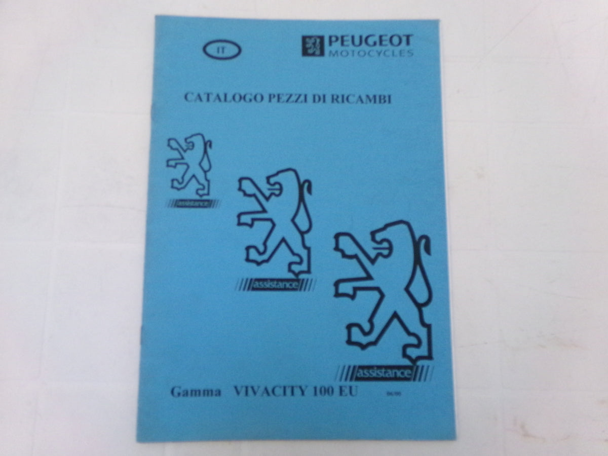 per scooter peugeot vivacity 100 eu 06 2000 catalogo parti ricambi italiano