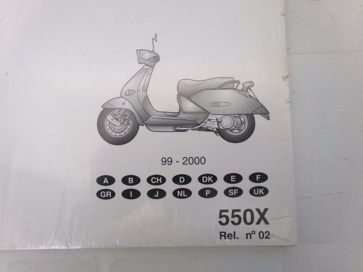 per scooter aprilia habana  50 1999 2000 catalogo ricambi spare parts catalogue