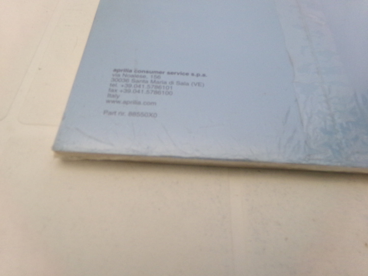 per scooter aprilia habana  50 1999 2000 catalogo ricambi spare parts catalogue