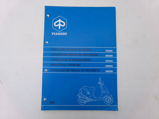 per scooter piaggio zip tamburo disco 1995  catalogo ricambi spare parts catalogue