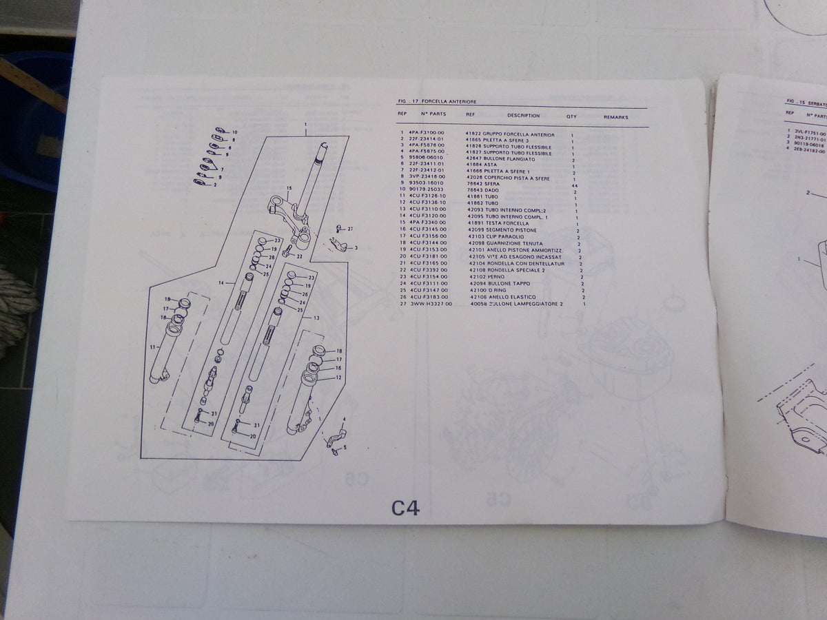 per scooter mbk booster cw50r 4pa1  catalogo ricambi spare parts