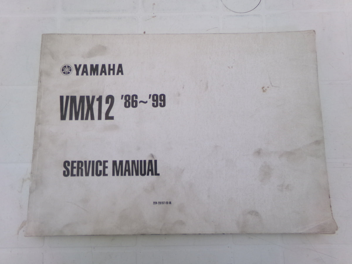 per yamaha v-max 1200 1986 1999 manuale officina service manual lingua inglese