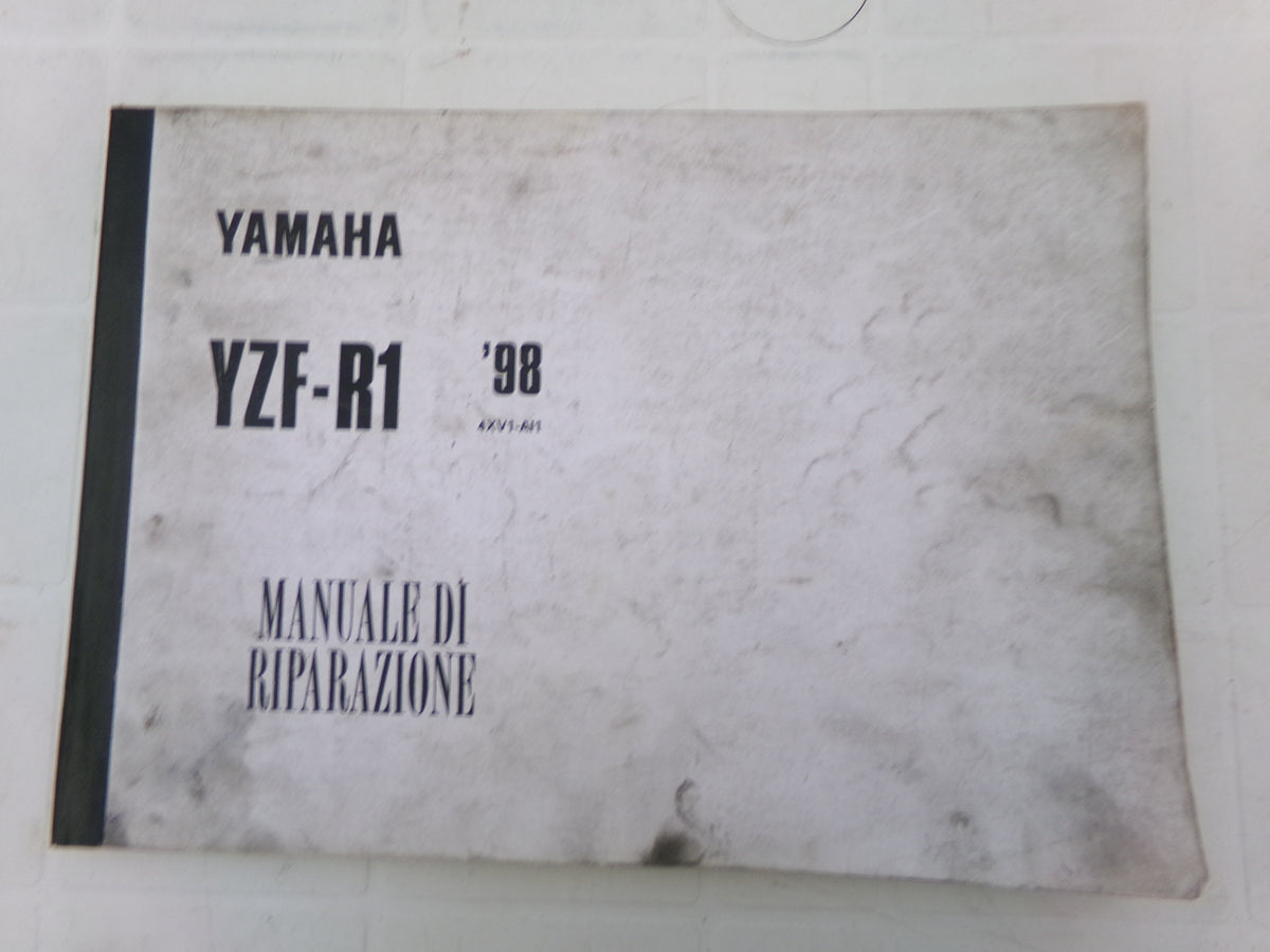 per yamaha yzf -r1 1998  manuale officina riparazione service manual lingua italiano
