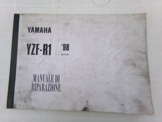 per yamaha yzf -r1 1998  manuale officina riparazione service manual lingua italiano