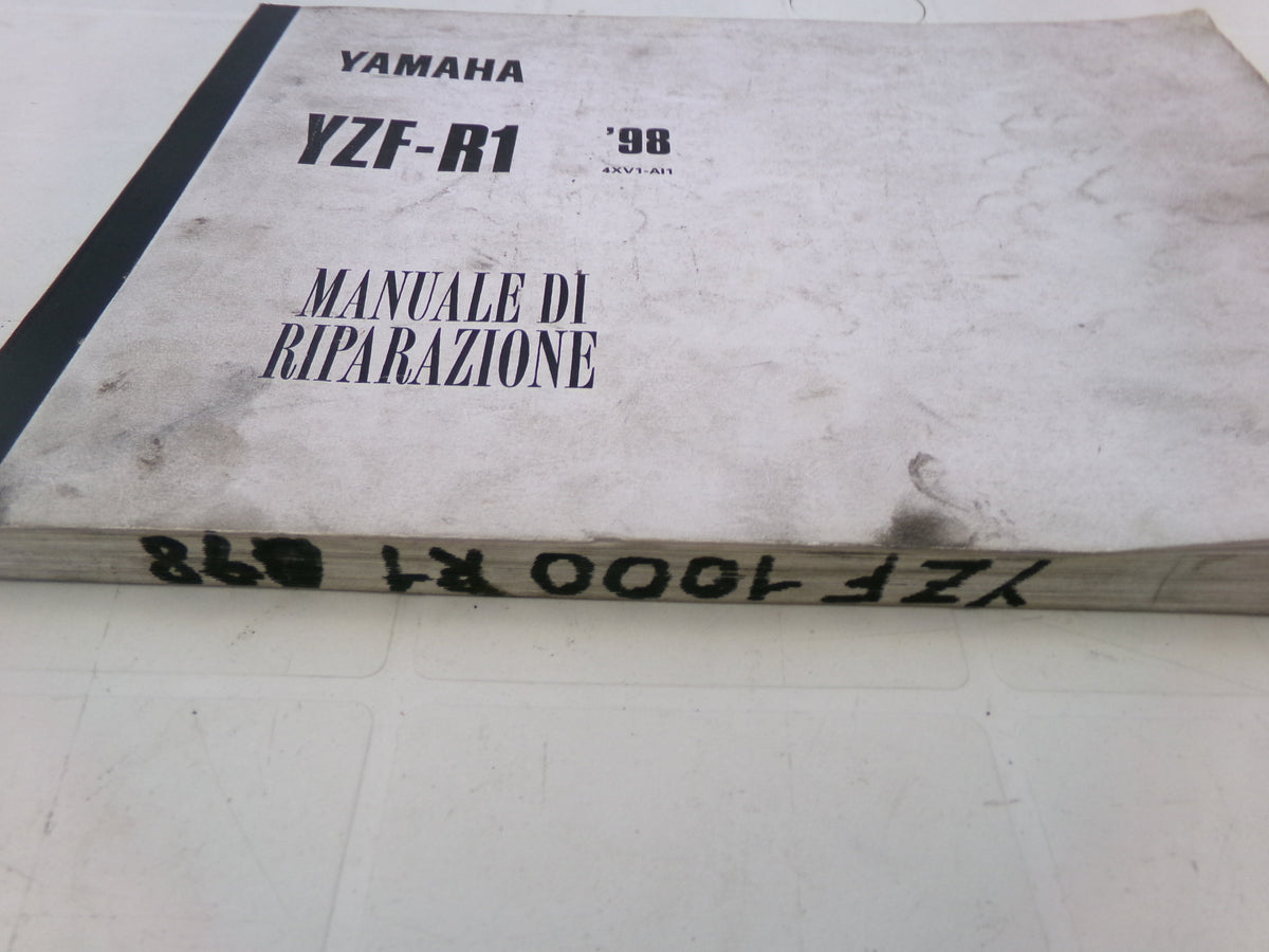per yamaha yzf -r1 1998  manuale officina riparazione service manual lingua italiano