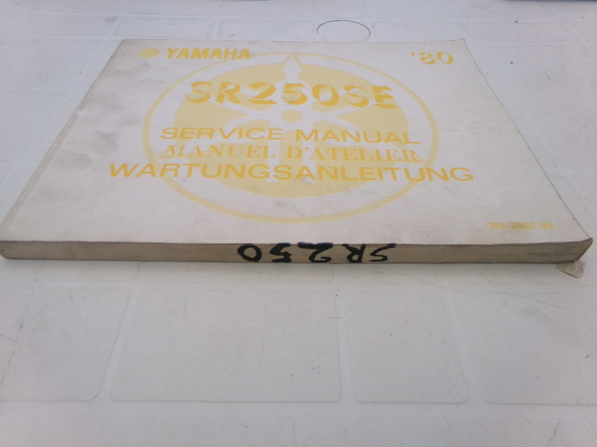 per moto yamaha se 250 se sr250se 1980 service manual manuel d atellier wartungsanleitung