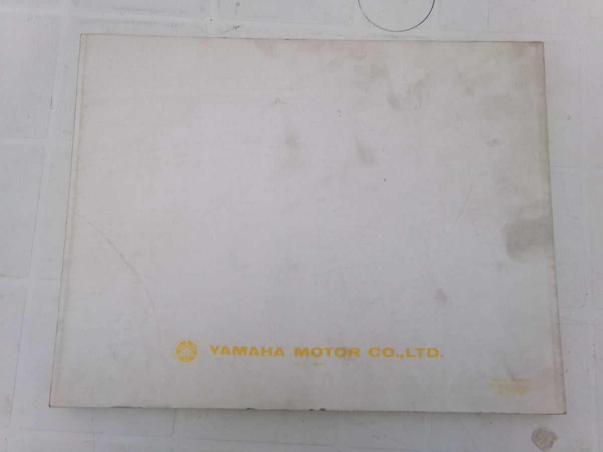 per moto yamaha se 250 se sr250se 1980 service manual manuel d atellier wartungsanleitung