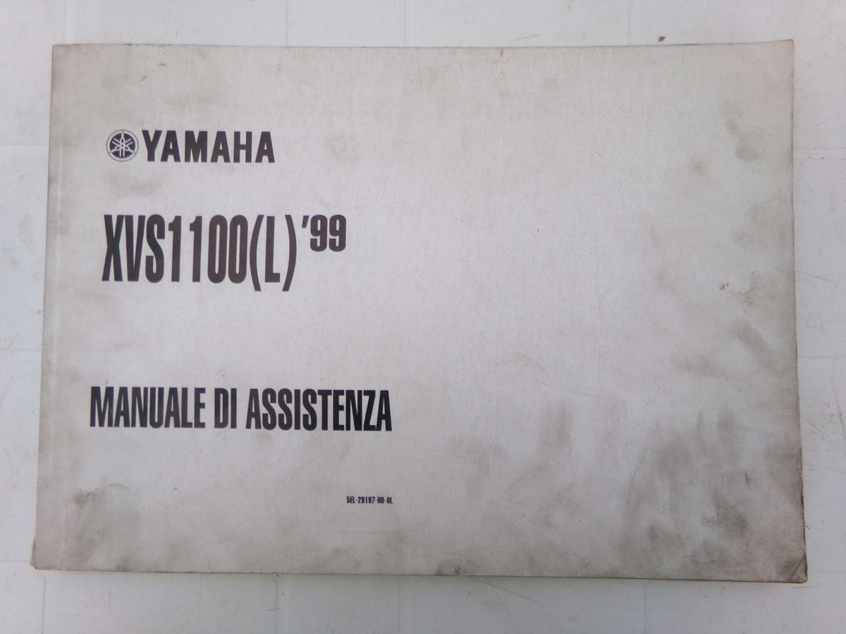 per moto yamaha xvs 1100 L  drag star 1999 manuale officina assistenza