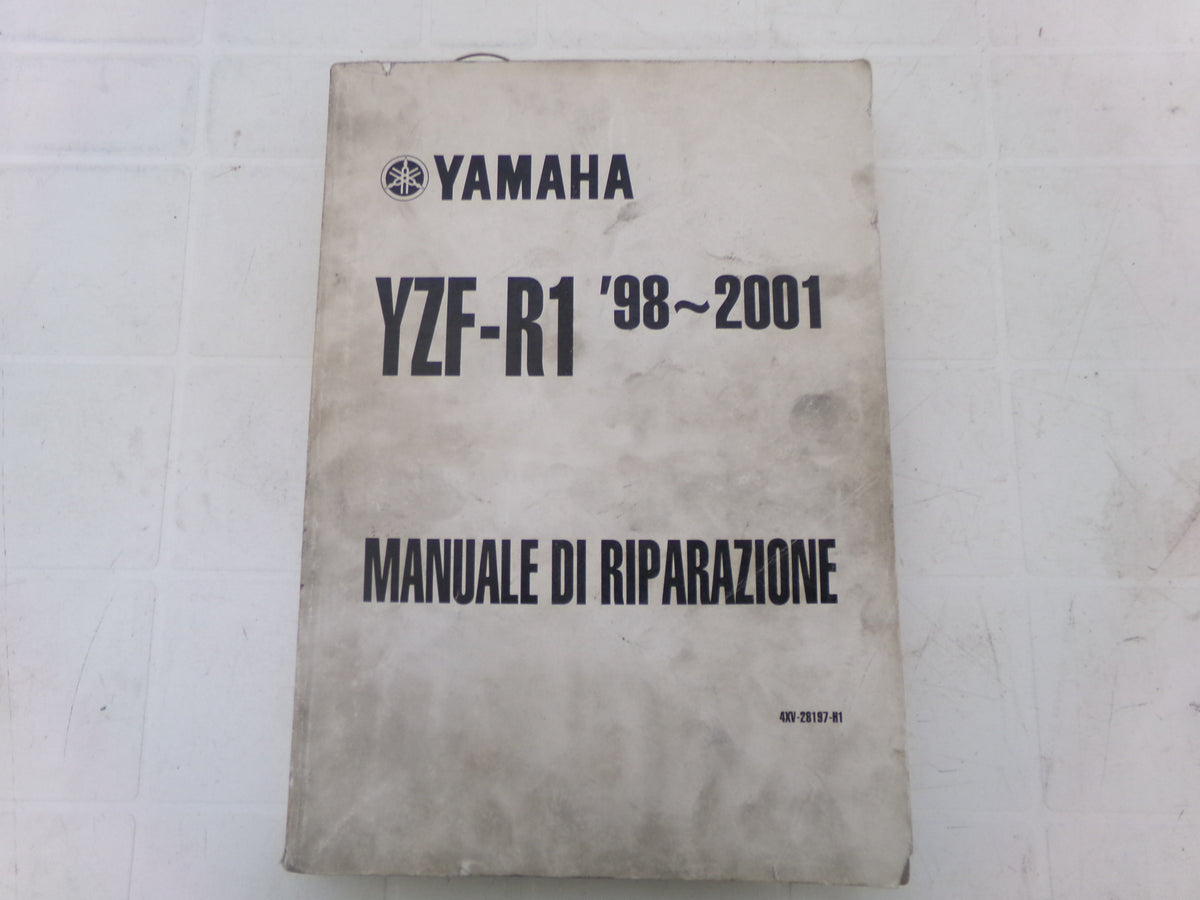 per moto yamaha yzf R1 1998 2001 manuale officina riparazione originale 4xv28197h1