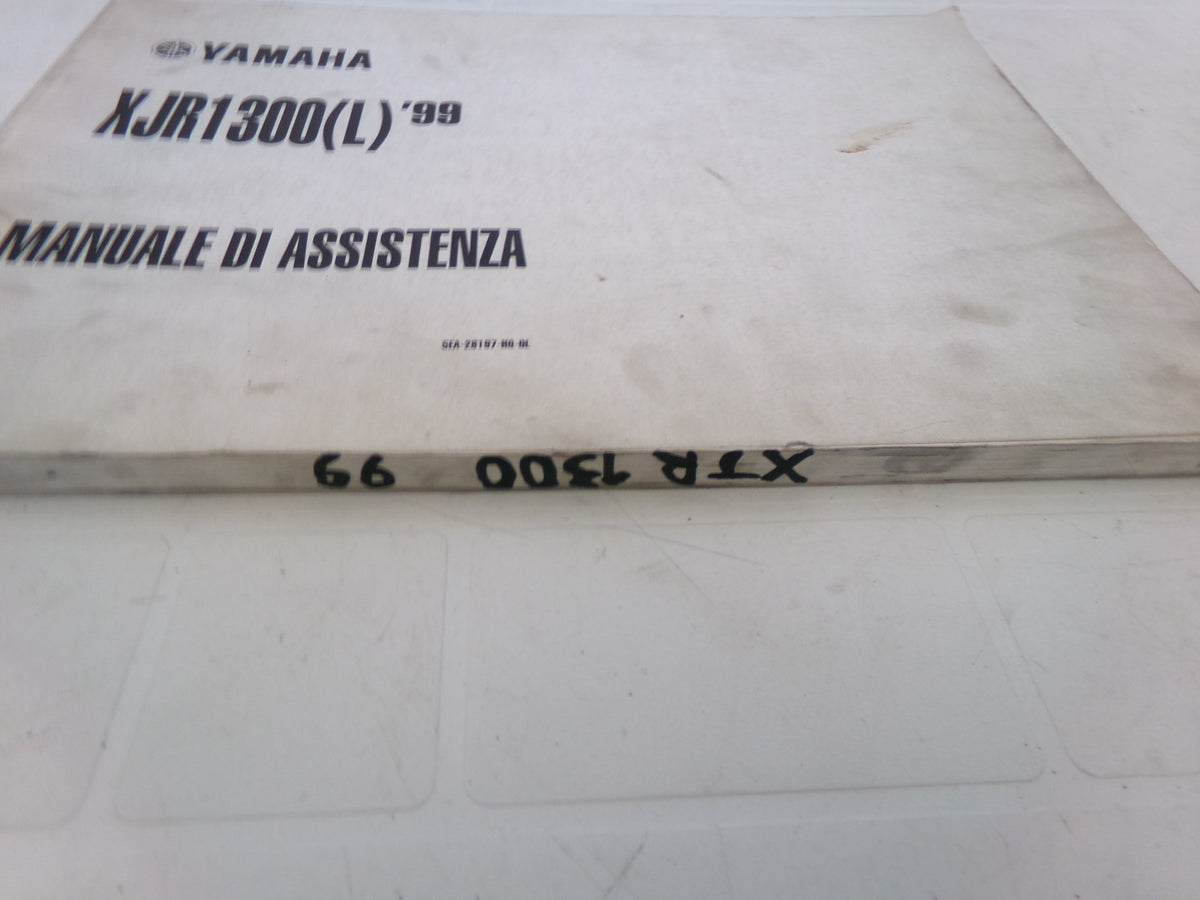per moto yamaha xjr 1300 l 1999 manuale officina assistenza italiano 	 5EA-28197-HO-0L