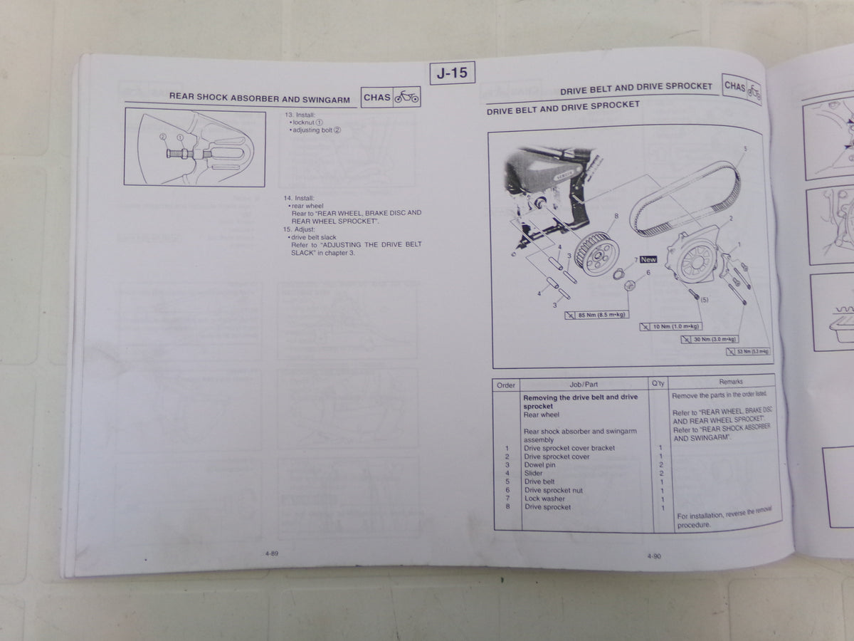 per moto yamaha xv1600 A L  road star 1999 manuale servizio service manual book english 5ja-28197-e0-0l