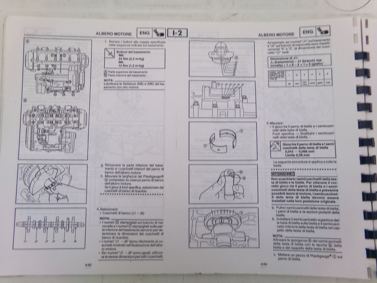 per yamaha fzs600 fazer 1998 manuale riparazione officina italiano 5dm1-ai1 fotocopia