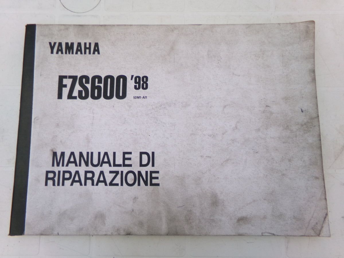 per yamaha fzs 600 fazer 1998 manuale riparazione officina italiano 5dm1-ai1 ori