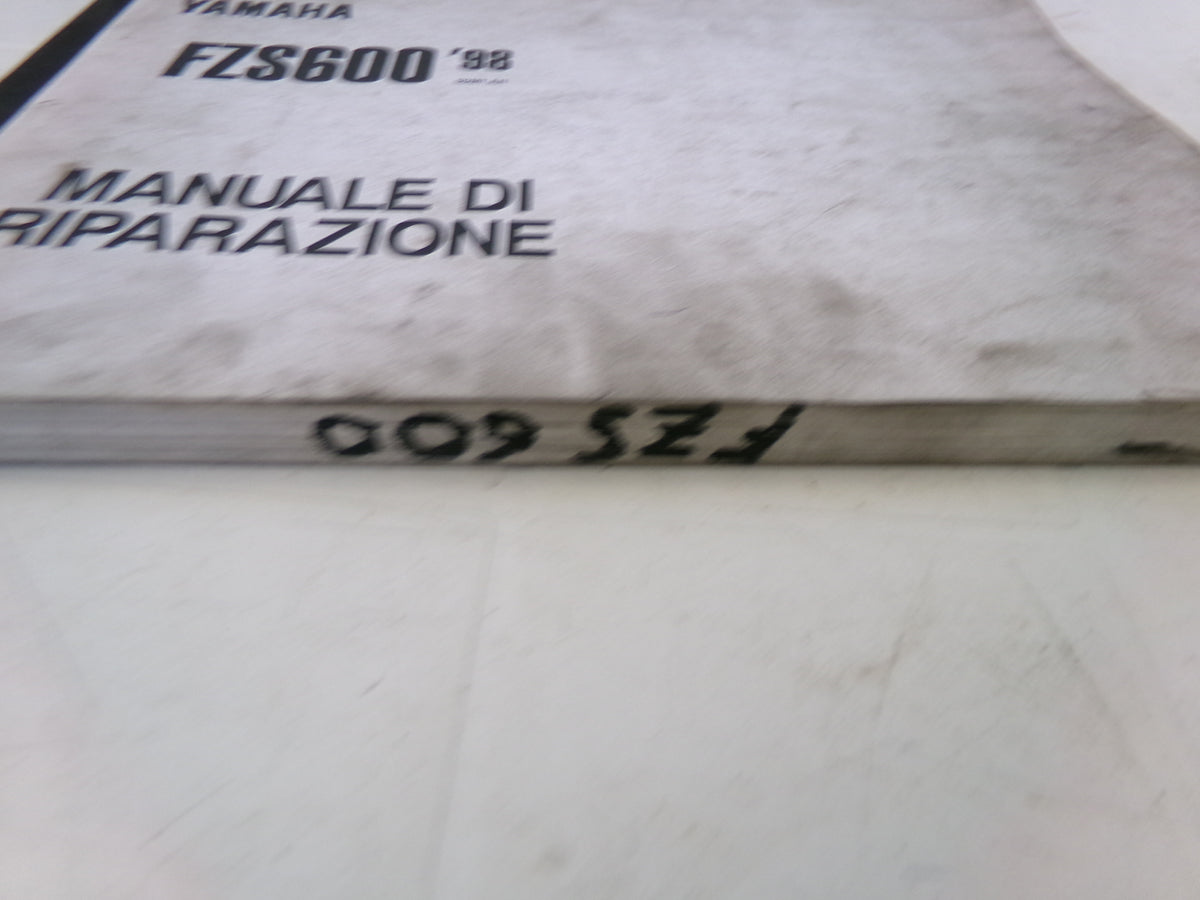 per yamaha fzs 600 fazer 1998 manuale riparazione officina italiano 5dm1-ai1 ori