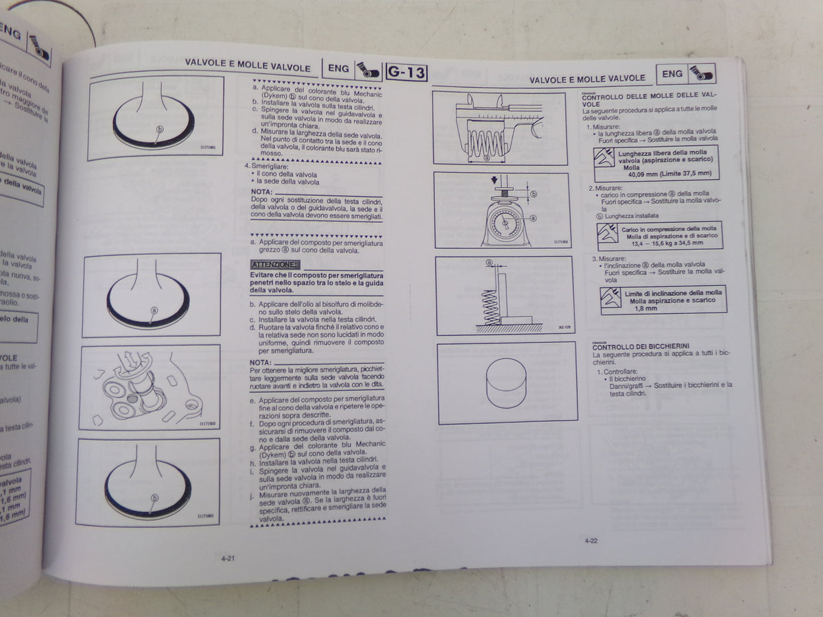 per yamaha fzs 600 fazer 1998 manuale riparazione officina italiano 5dm1-ai1 ori