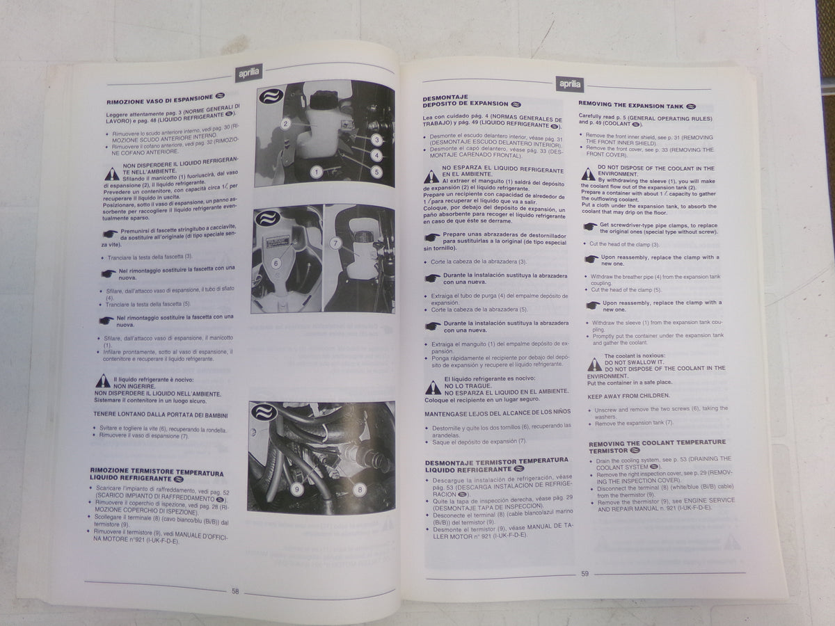 per scooter  aprilia rally 50 manuale officina manauel de taller service and repair manual