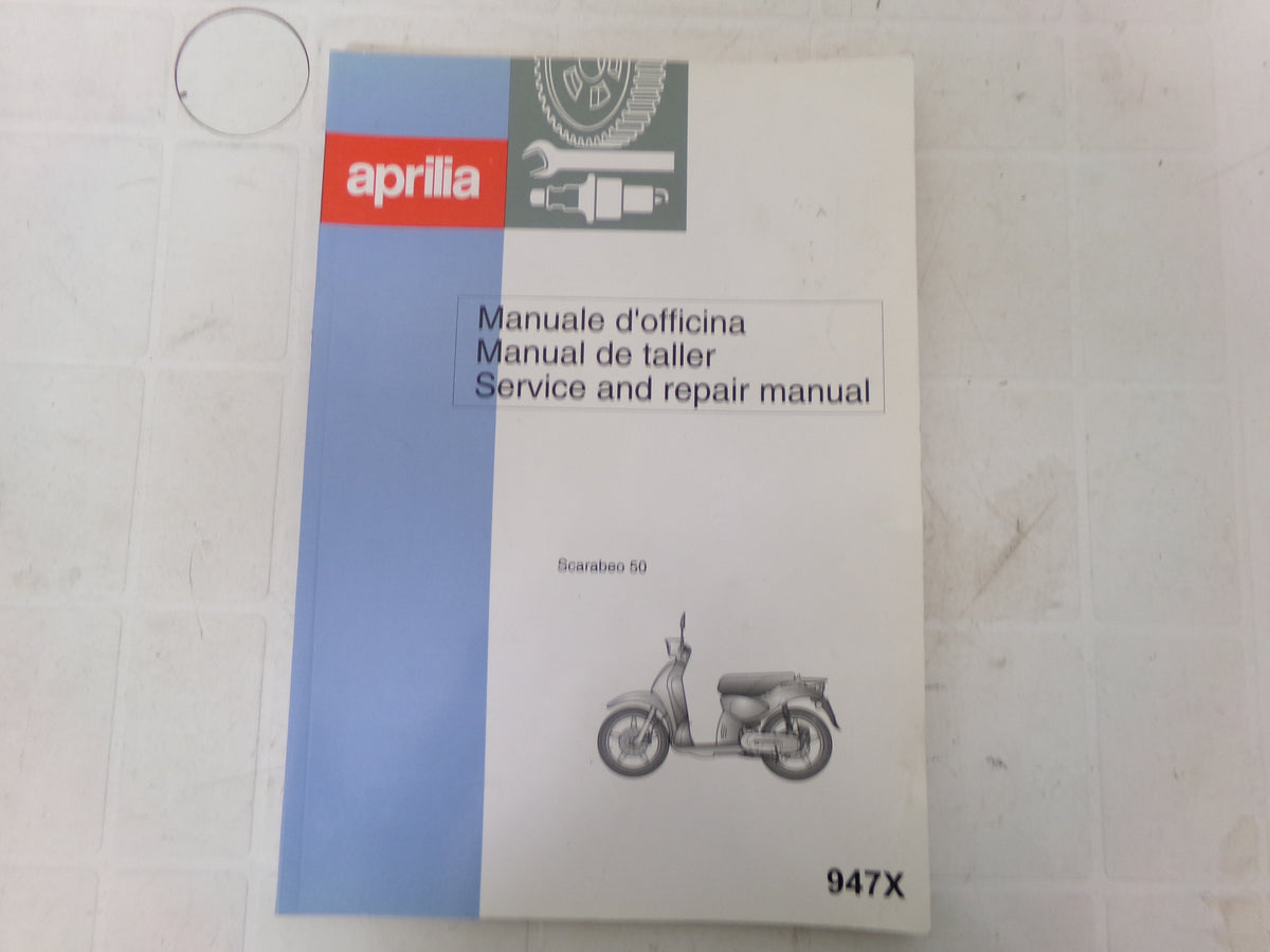 per aprilia scarabeo 50 manuale officina manauel de taller service and repair manual