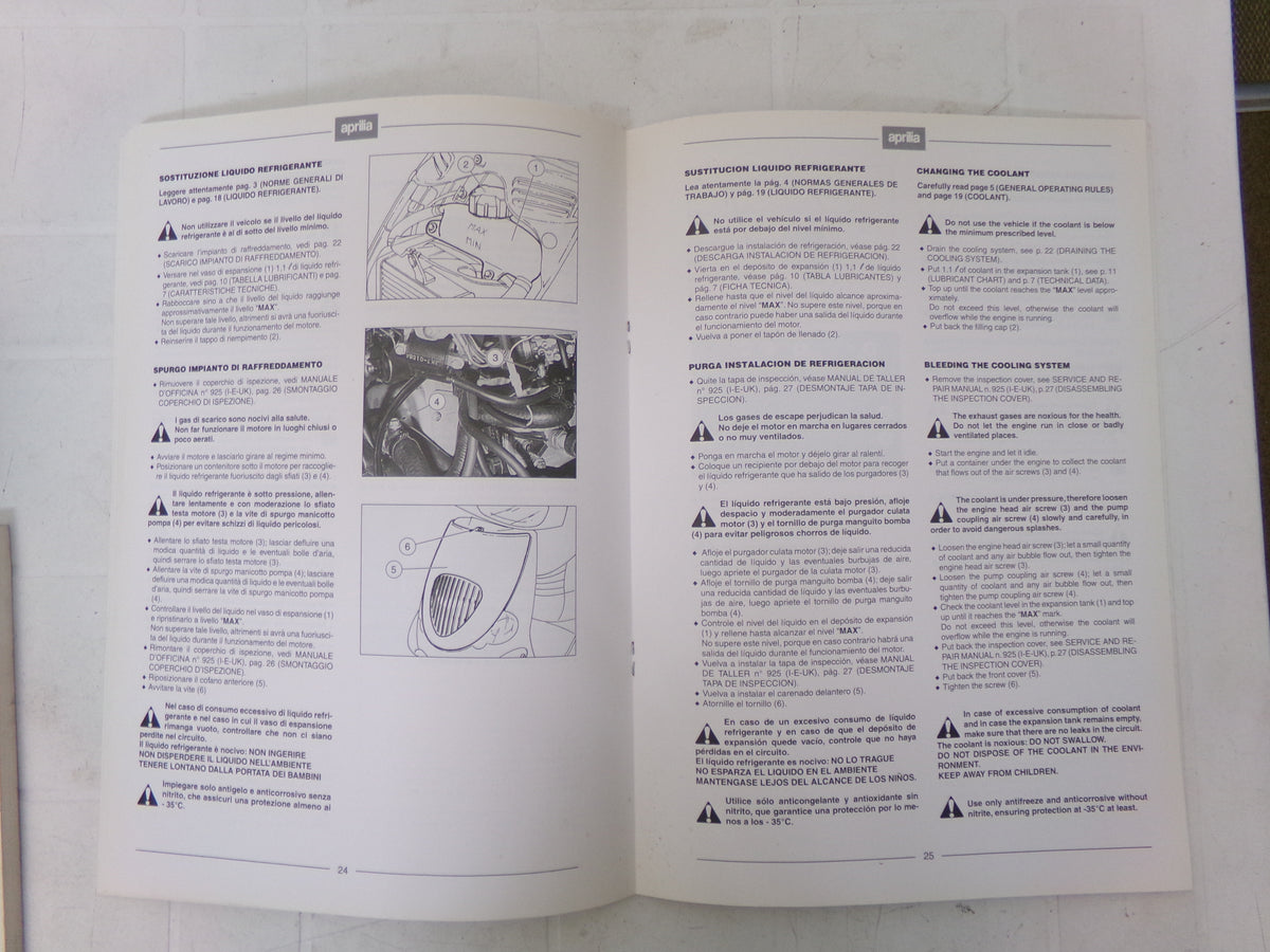 per scooter  aprilia gulliver 50  manuale officina manauel de taller service and repair manual