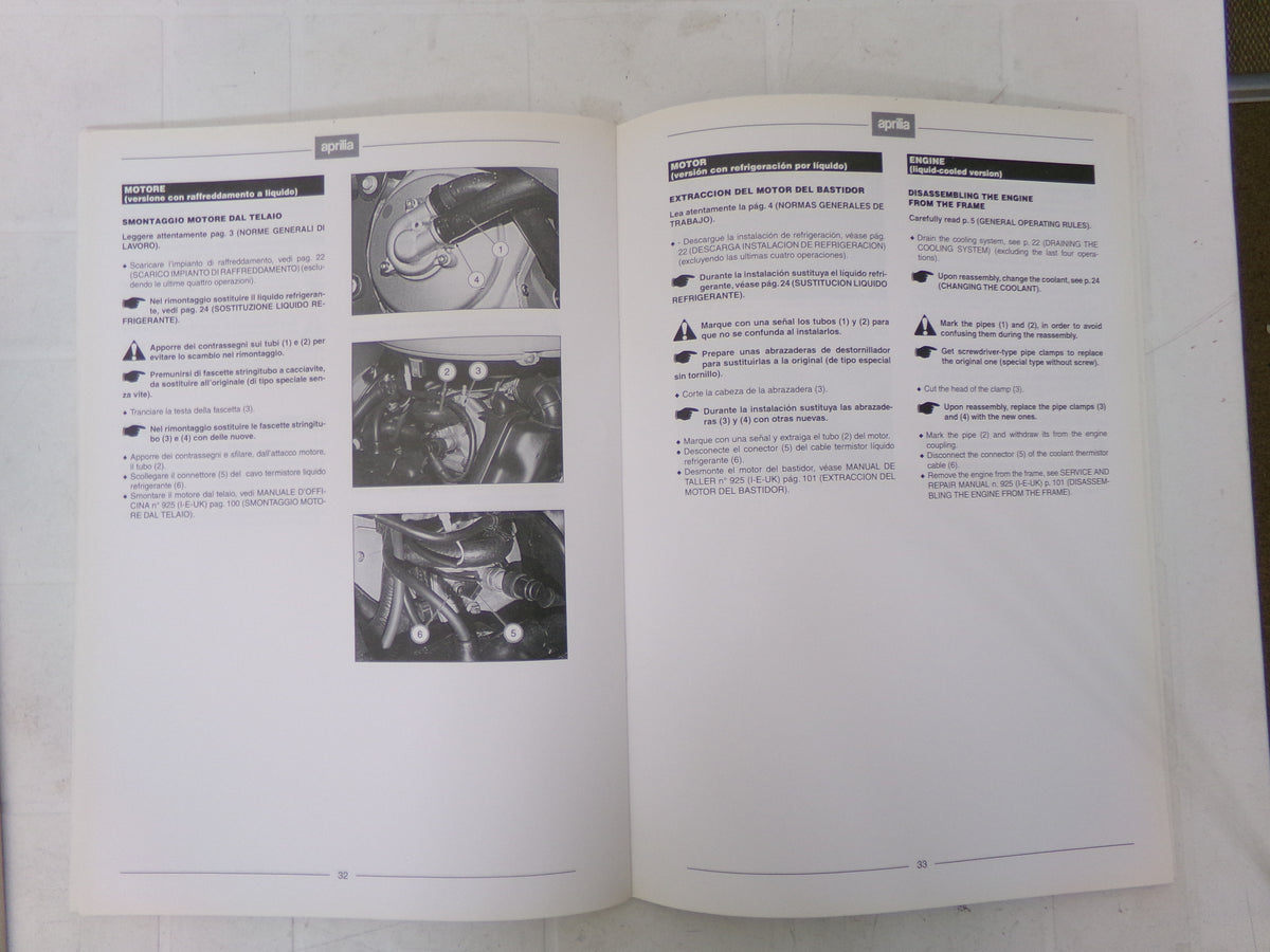 per scooter  aprilia gulliver 50  manuale officina manauel de taller service and repair manual