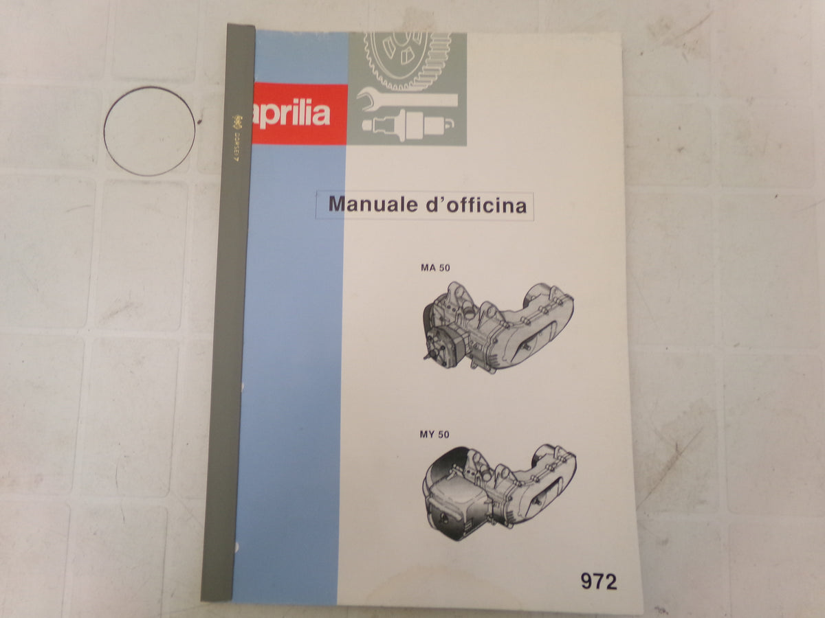 per scooter aprilia minarelli orizzontale 50 ma my 50 manuale officina italiano