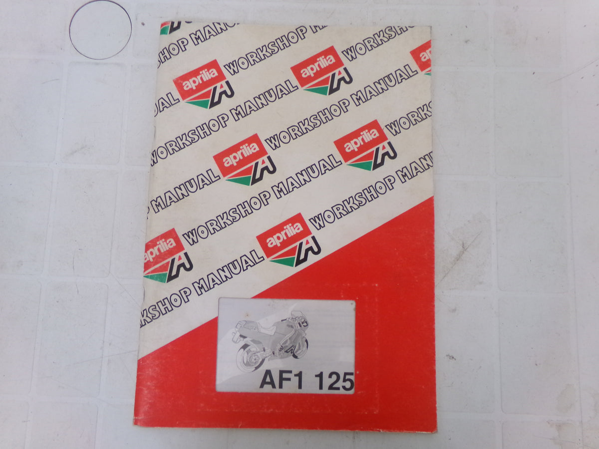 per moto aprilia af1 125 1986 1987 manuale officina workshop manual repair book